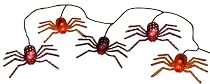 Good Tidings 8420540 Halloween Light Set of 5 Creepy Glowing Spiders