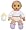 Baby Alive Newborn Sip-N-Snooze (Brown Eyes, Brown Hair)