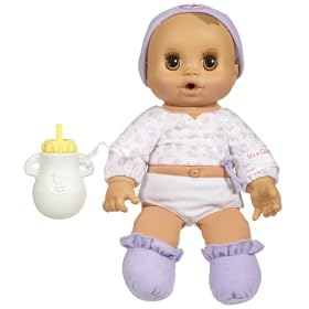 Baby Alive Newborn Sip-N-Snooze (Brown Eyes, Brown Hair) by Hasbro