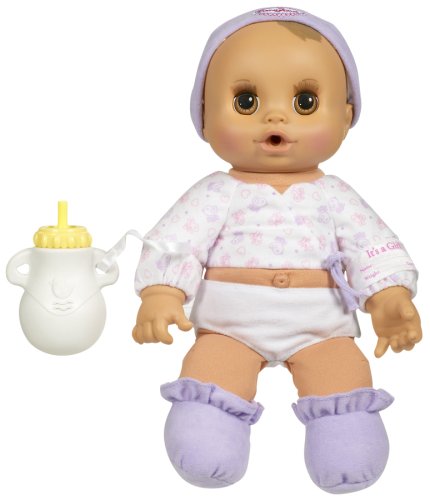 Childrens Toyshop  Toys : Baby Alive Newborn Sip-N-Snooze (Brown Eyes, Brown Hair)
