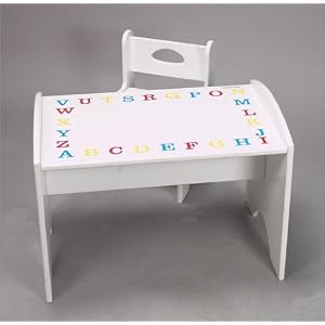 Gift Mark Childrens ABC Table with Chair by Gift Mark