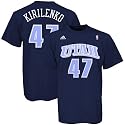 adidas Utah Jazz #47 Andrei Kirilenko Navy Blue Player T-shirt