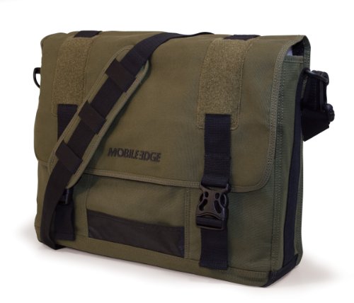 17.3-Inch Eco-Friendly Canvas Messenger Bag (Green)