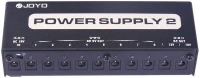10 Isolated Output Guitar Effect Pedals Power Supply US Plug 10 Cable JOYO JP-02