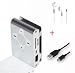 smartec24® Mini Clip MP3 Player in silber inkl. 1x Ohrhörer und 1x Mini USB 2.0 Highspeed Lade- und Datenkabel