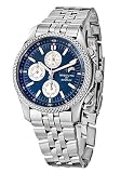 Breitling P1936212-C730-996A Mark VI Blue Dial Stainless Steel Men's Automatic Chronograph, Chronometer Watch