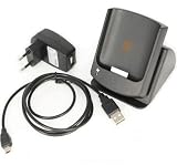 USB-Dockingstation / Tischladestation für Apple iPhone 3G/3GS UMTS - Rotation - schwarz