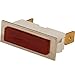 US RANGE Raised Lens Indicator Light Red Lens 228007-5