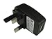 TeckNet C004 UK 3 PIN 500mA USB Power Adapter/Mains Charger/UK Wall Plug for MP3 players, ipods, mobile phones, PDA's and Digital Cameras etc