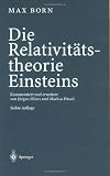 Die Relativit&auml;tstheorie Einsteins - Max Born