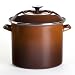 Le Creuset Enamel-on-Steel 8-Quart Covered Stockpot, Chestnut