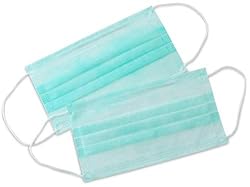 Disposable EARLOOP Face MASK, Filters Bacteria 3 Ply - (Box of 50)