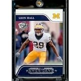 2007 Press Pass Leon Hall #84 All Americans Michigan Rookie Football Card - Shipped In Protective Display Case!