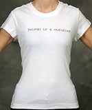 Thumbs Up 4 Friendship - Designer Organic T-shirt with Matching Ditty Bag by Change Begins With?