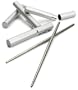Yamazaki Stainless Steel My Chopsticks in Silver Case, Set of 4