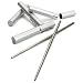 Yamazaki Stainless Steel My Chopsticks in Silver Case, Set of 4