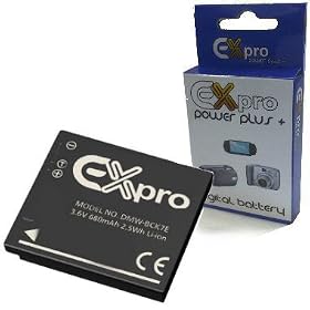 Ex-Pro� Panasonic DMW-BCK7E, DMWBCK7E, NCA-YN101F, VW-BCK7 High Rated Power Plus+ 2 Year Warranty Replacement ID Secured Lithium Li-on Digital Camera Battery for Panasonic Lumix DMC-FH2, DMC-FH5, DMC-FH24, DMC-FH25, DMC-FH27, DMC-FP5, DMC-FP7, DMC-FS14, DMC-FS16, DMC-FS18, DMC-FS22, DMC-FS35, DMC-FS37, DMC-FX77, DMC-FX78, DMC-FX90, DMC-S3