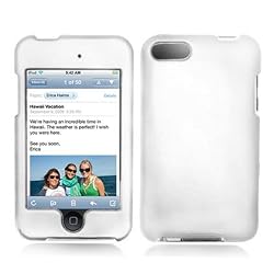 Apple iPod Touch 2nd & 3rd Generation Rubberized Snap-on Protector Cover Hard Case White