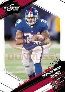 2009 Score #194 Derrick Ward - Tampa Bay Buccaneers (Football Cards)