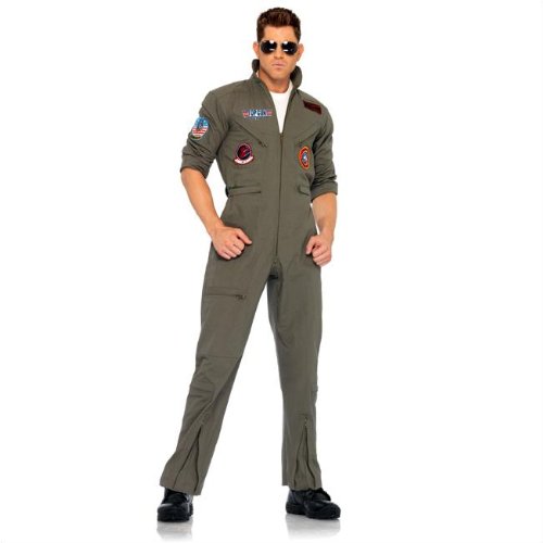 Top Gun Mens Flight Suit Costume