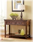 Woodboro Sofa Table by Ashley - Natural Wood (T478-4)