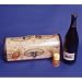 Wine Line WL-G2034 1 Bottle Horizontal Wooden Wine Box - Wine Map Theme