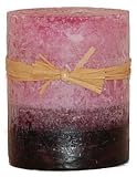 3X3 Round Ginger Peach Candles By Stone