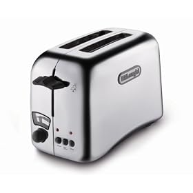 De'Longhi Argento Toaster, 2 Slice (Polished Steel)