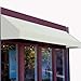 Awntech 10-Feet New Yorker Window/Entry Awning, 44 by 24-Inch, Off White