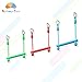 Rainbow Craft Monkey Trapeze Ninja Bars of 3pc for Kids Outdoor Play Set - Swing Accessory Set of Blue, Red and Yellow Color