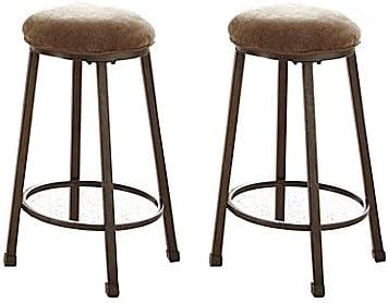 Omaha Counter Stool in Brown (Set of 2)