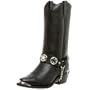 Dingo Men's L.A. Rocker Boot,Black,8.5 W