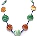 CandyGem 22 Inch Genuine Orange-Brown and Green