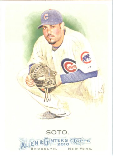 2010 Topps Allen & Ginter Baseball Card # 246 Geovany Soto - Chicago Cubs - MLB Trading Card in Screwdown Case
