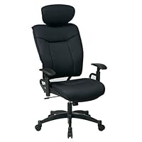 Executive Chair, High-Back, 27-1/2x25-1/2x54, Black Mesh