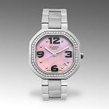 Clerc Womens Stainless Steel Diamond Watch