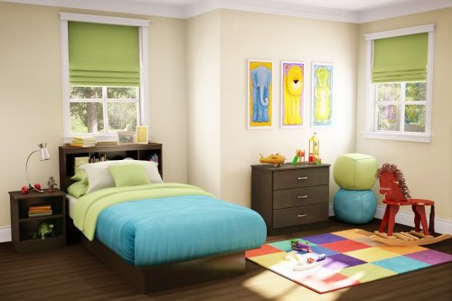 Kids Bedroom Furniture Set 2 in Chocolate - South Shore Furniture - 3159-BSET-162