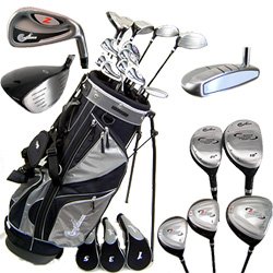 Confidence Z Series Complete Golf Golfschlaeger Set - Graphite / Stahl - Linkshaender