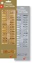 Card Holder Pegs 34/Pk & String Gold/Silver 2 PER PACK (CDHD)