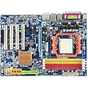 Gigabyte GA-M61P-S3 ATX;  nVidia 6100; FSB2000; 4x DDR2 800; VGA (128MB); 1x PCIex16x16; 2x PCIex16x1; 4x PCI; 4x SATA2 RAID (0,1,5); 1x  ATA; 7.1Ch Sound; Gigabit LAN; 1394