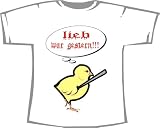 Lieb war gestern; T-Shirt weiß, Gr. XL