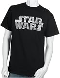 Star Wars Men's Distressed Logo Short Sleeve Tee