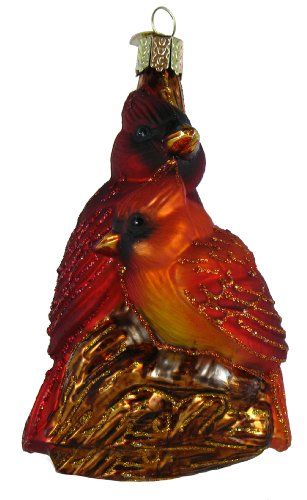 Old World Christmas Pair Of Cardinals Ornament Old World Christmas Pair Of Cardinals Ornament