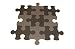 Inc Stores Puzzle Piece Mats Interlocking Foam Kids Play Room Tiles 9 Pack (Grey/Black 5 Black 4 Grey) RS.3799.00