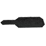 2 , Cushion, a, Deluxe, Wood Beaded, Seat Cushions, Heavy Duty, Black Wood, Beads, for, Comfort, and, Air Circulation, about, 52"x16.37", Overall Size, Seat Portion, about, 33"x16.37"at, Largest Seat Portion, Wood Beads, about, .62"x.68"