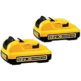 DEWALT DCB127-2 12V Max Lithium Battery, 2-Pack