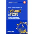 Le r�sum� de texte