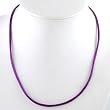 Purple Satin Choker Necklace with 2" extender, 16" and 18" lengths available, #8863