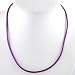 Purple Satin Choker Necklace with 2" extender, 16" and 18" lengths available, #8863
