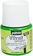 Pebeo Vitrail Stained Glass Effect Glass Paint 45-Milliliter Bottle, Light Green